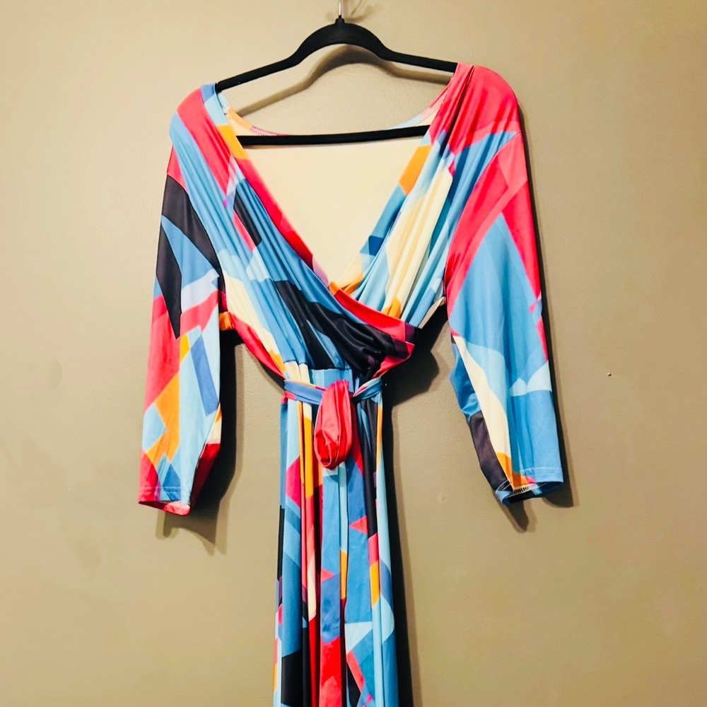 Colorful Boho Maxi Dress